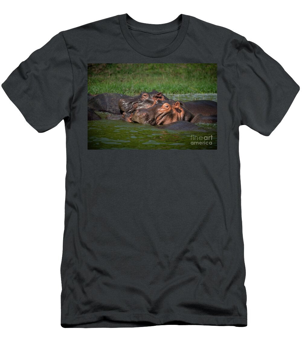 Pile of Hippos Jamie Pham T-Shirt
