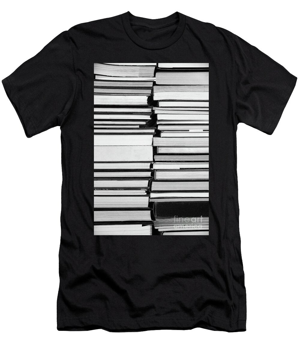 Piles of Books Delphimages Photo Creations T-Shirt
