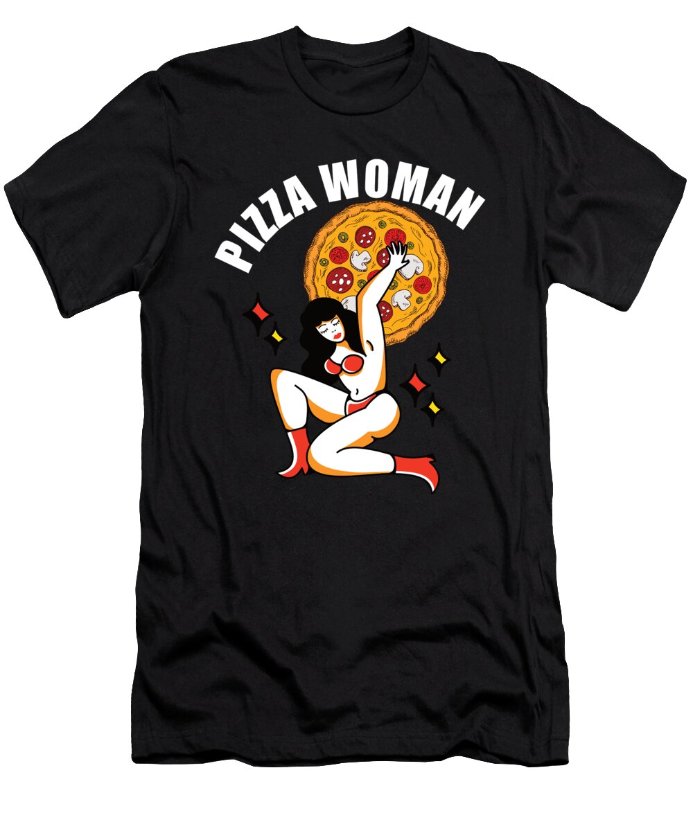 Pizza Woman Superhero Me T-Shirt