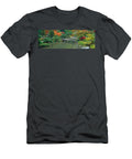 Plank Bridge the Japanese Garden Panoramic Images T-Shirt