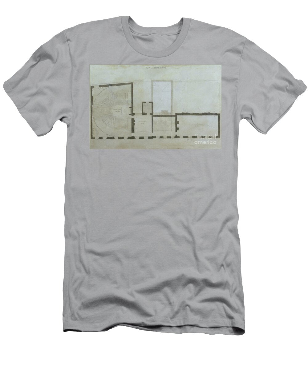 Plans of the First Floor of 21 Albemarle Street After the Initial Alterations to the House After Its Acquisition By the Royal Institution C1800 English School T-Shirt