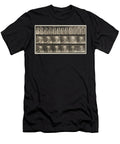 Plate 184 Walking on Hands and Feet 1872 85 Collotype on Paper Eadweard Muybridge T-Shirt