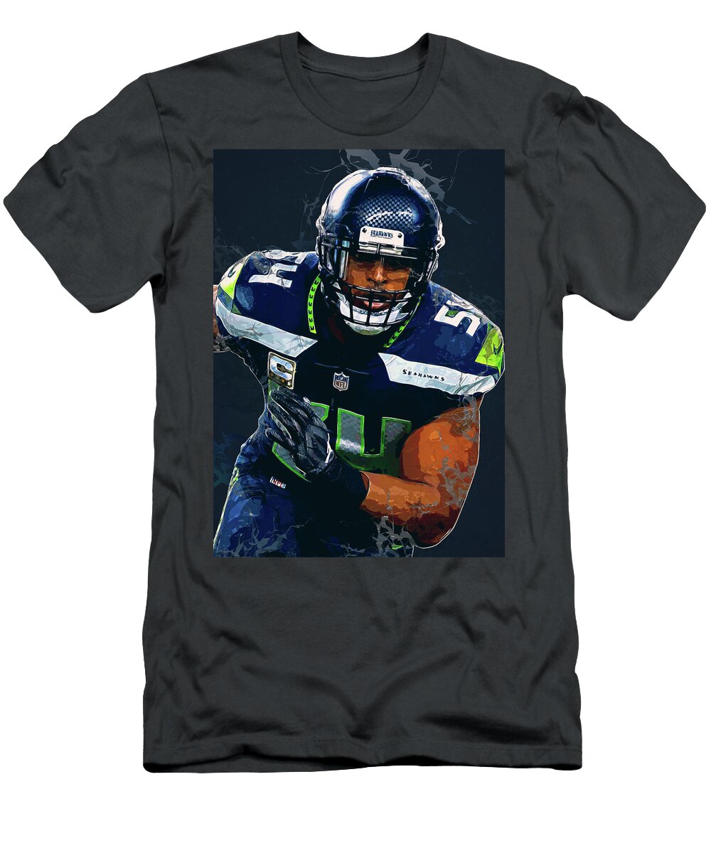 Player Football NFL Seattle Seahawks Player Bobby Wagner Bobbywagner Bobby Wagner Bobbyjosephwagner Wrenn Huber T-Shirt