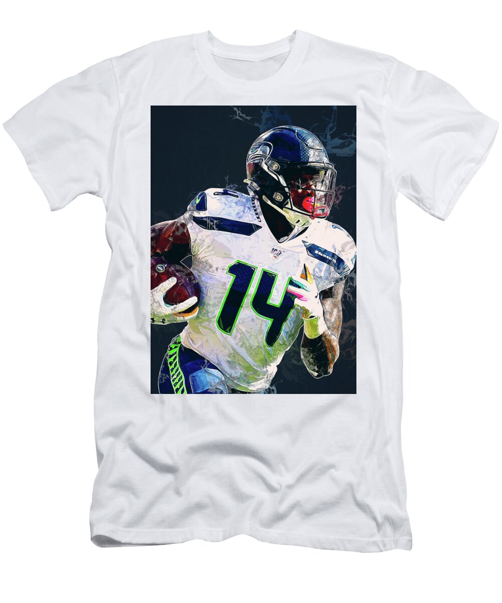 Player Football NFL Seattle Seahawks Player Dk Metcalf Dkmetcalf Dk Metcalf Wrenn Huber T-Shirt