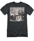 Poggio Bracciolini Throws a Book At a Fellow Scholar Tortelli Pat Nicolle T-Shirt