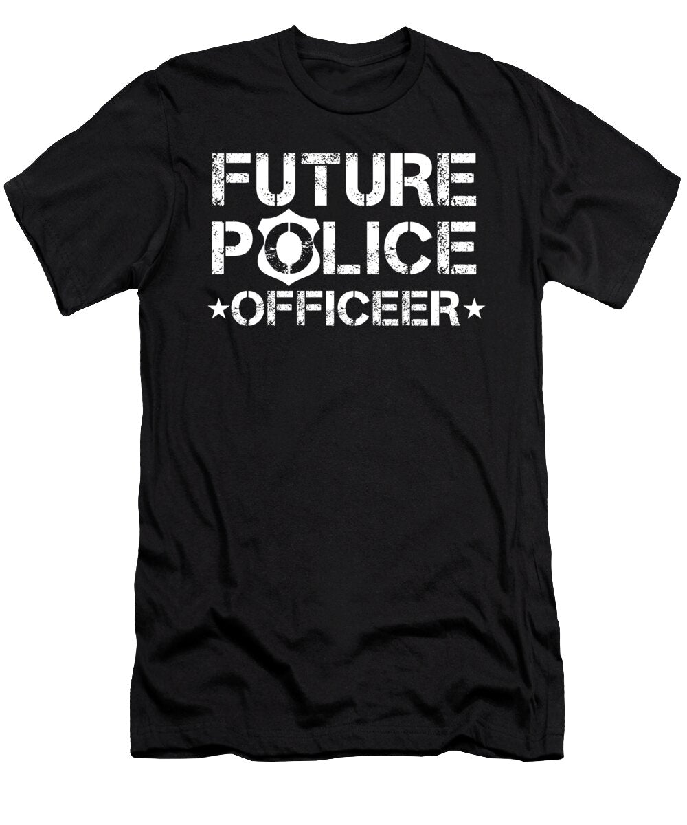 Policeman Policewoman Agent Law Cop Future Police Officer Gift Thomas Larch T-Shirt