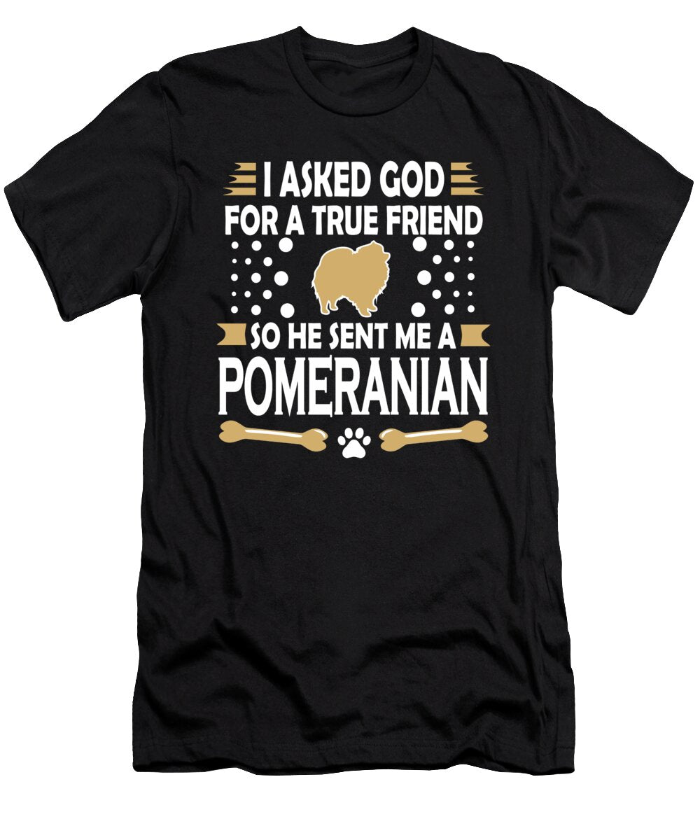 Pomeranian Dog Lovers True Friend Dusan Vrdelja T-Shirt