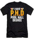 Pool Hall Degree 8 Ball Playing Pool Billards Raphaelartdesign T-Shirt