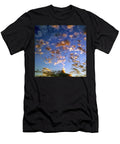 Popcorn Clouds on Blue Sky Connie Fox T-Shirt