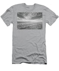 Popcorn Clouds Over Nebraska Farm Grayscale Jennifer White T-Shirt