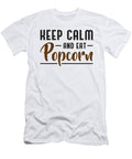 Popcorn Day Cinema Movie Keep Calm Snack Gift Idea Tshirtconcepts Marvin Poppe T-Shirt