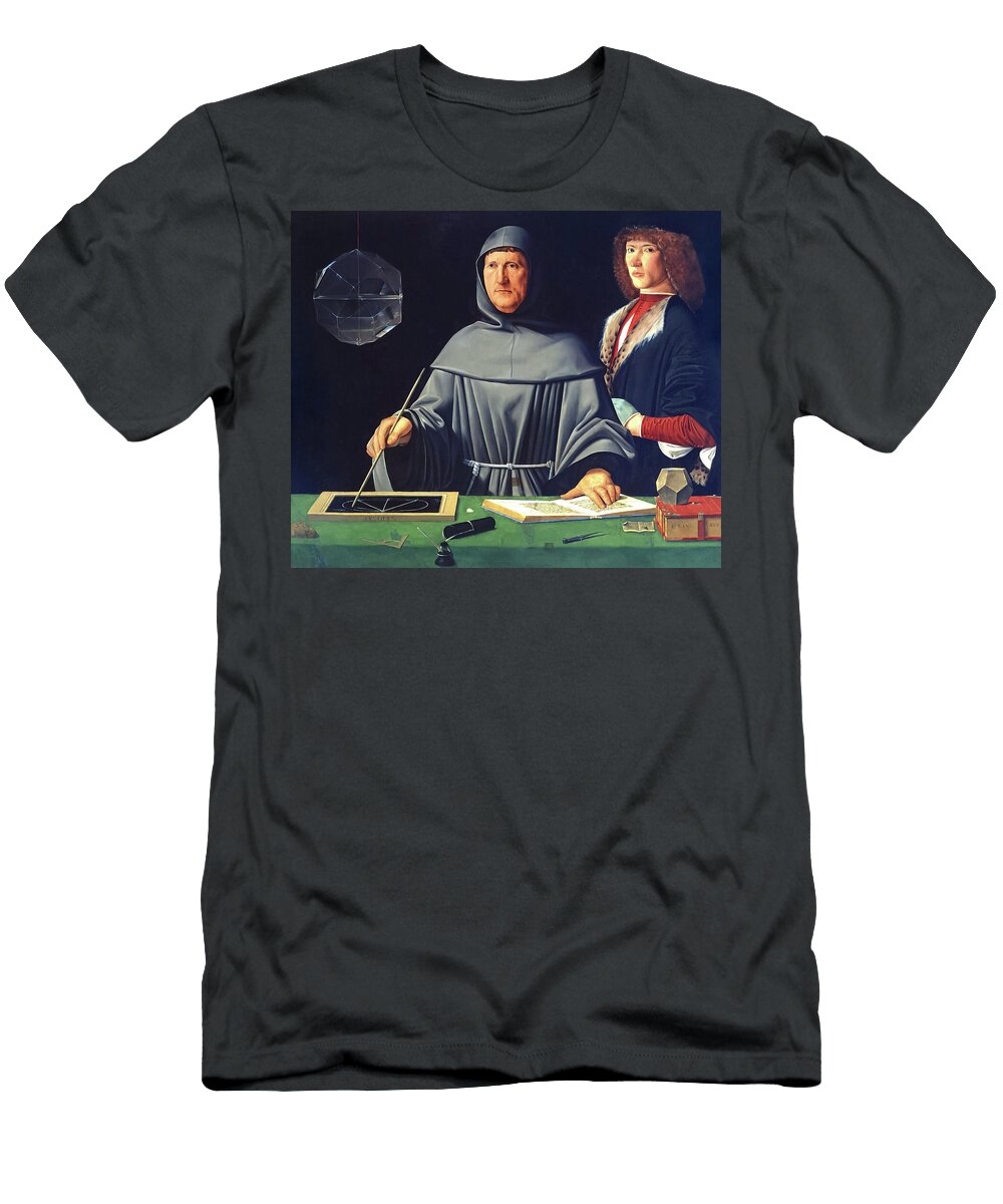 Portrait De Luca Pacioli By Jacopo De Barbari the Luxury Art Collection T-Shirt