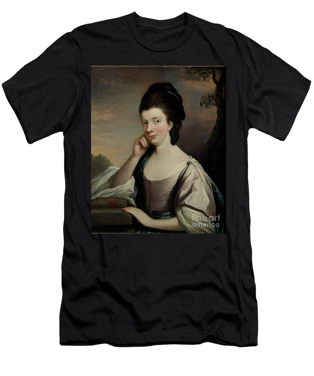 Portrait of a Lady Thought to Be Mrs Elizabeth Hartley Mason Chamberlain T-Shirt
