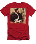 Portrait of a Man with a Lute By Hans Holbein Mango Art T-Shirt