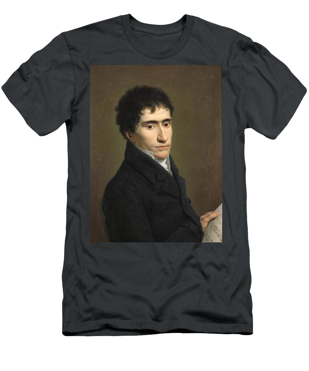 Portrait of a Musician C Art Andrea Appiani Italian T-Shirt