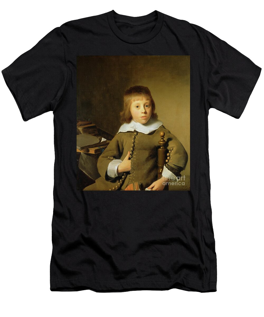 Portrait of a Young Boy Isaac Luttichuys T-Shirt