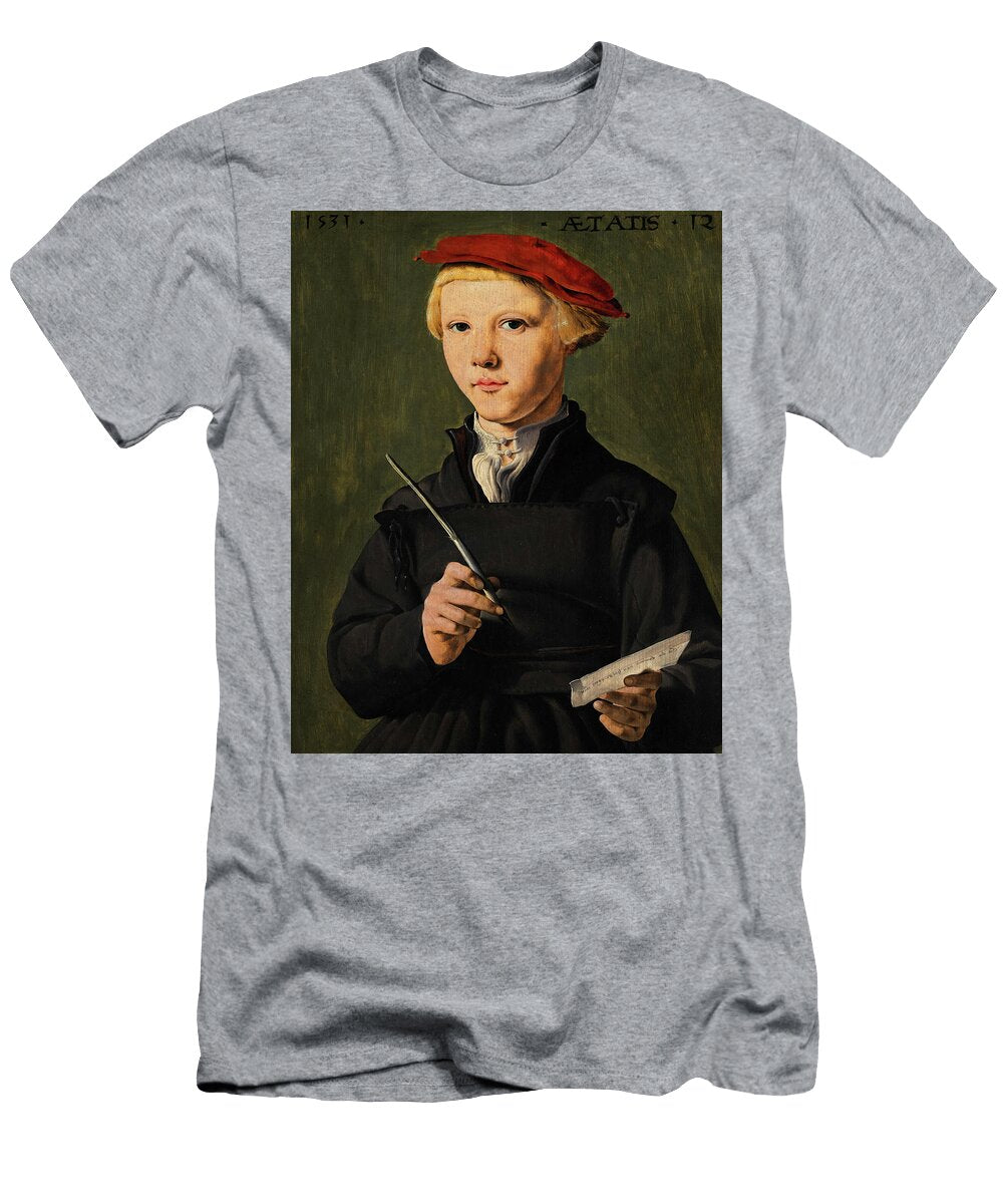 Portrait of a Young Scholar 1531 Jan Van Scorel T-Shirt