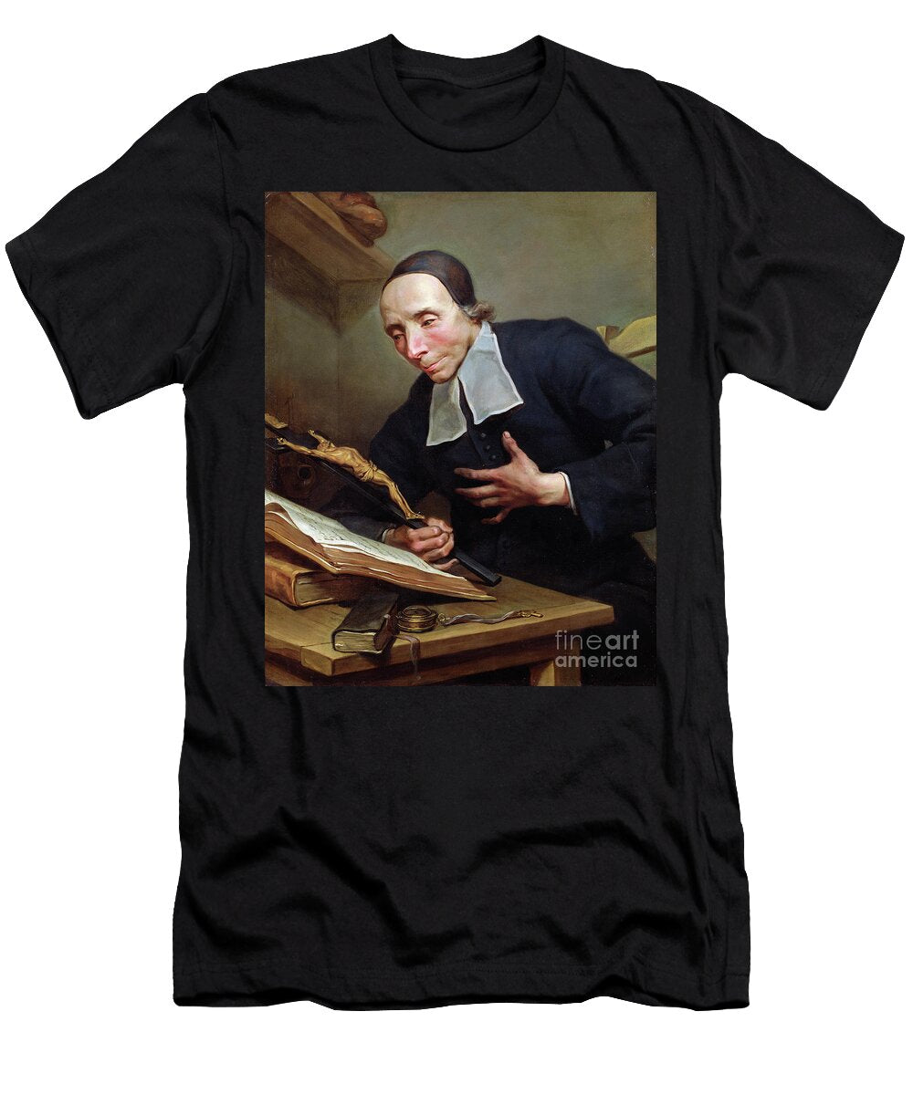 Portrait of Abbot Firmin Tournus Jean Ii Restout T-Shirt