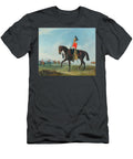 Portrait of an Officer of the Third Dragoon Guards with Other Members of the Regiment Beyond John E Ferneley T-Shirt