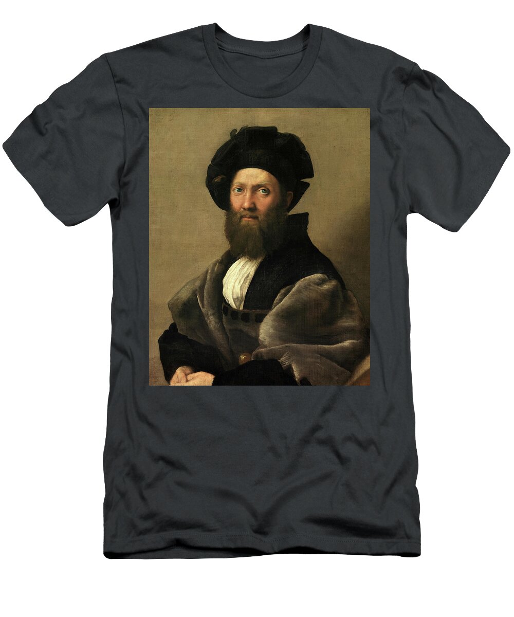 Portrait of Baldassare Castiglione 1514 1515 Raphael T-Shirt
