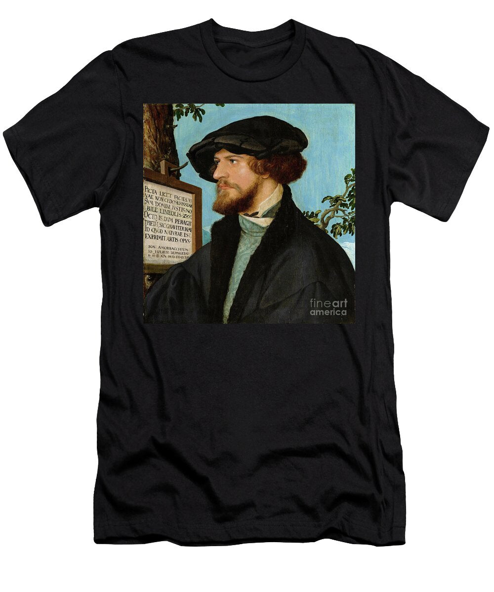 Portrait of Bonifacius Amerbach 1519 Oil on Pinewood Hans Holbein the Younger T-Shirt