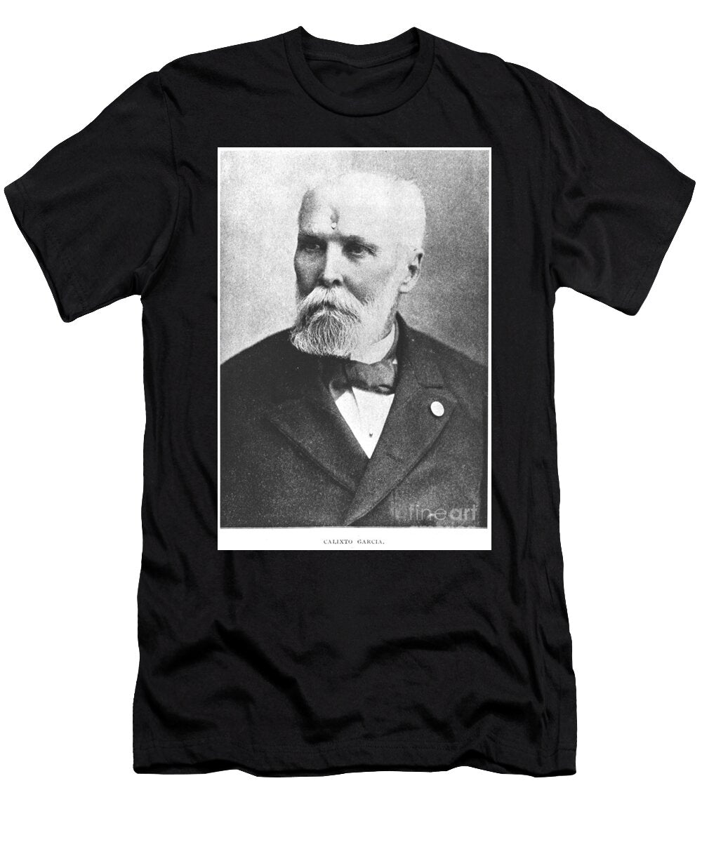 Portrait of Calixto Garcia 1839 98 From the Story of Cuba By Murat Halstead Published 1898 American Photographer T-Shirt
