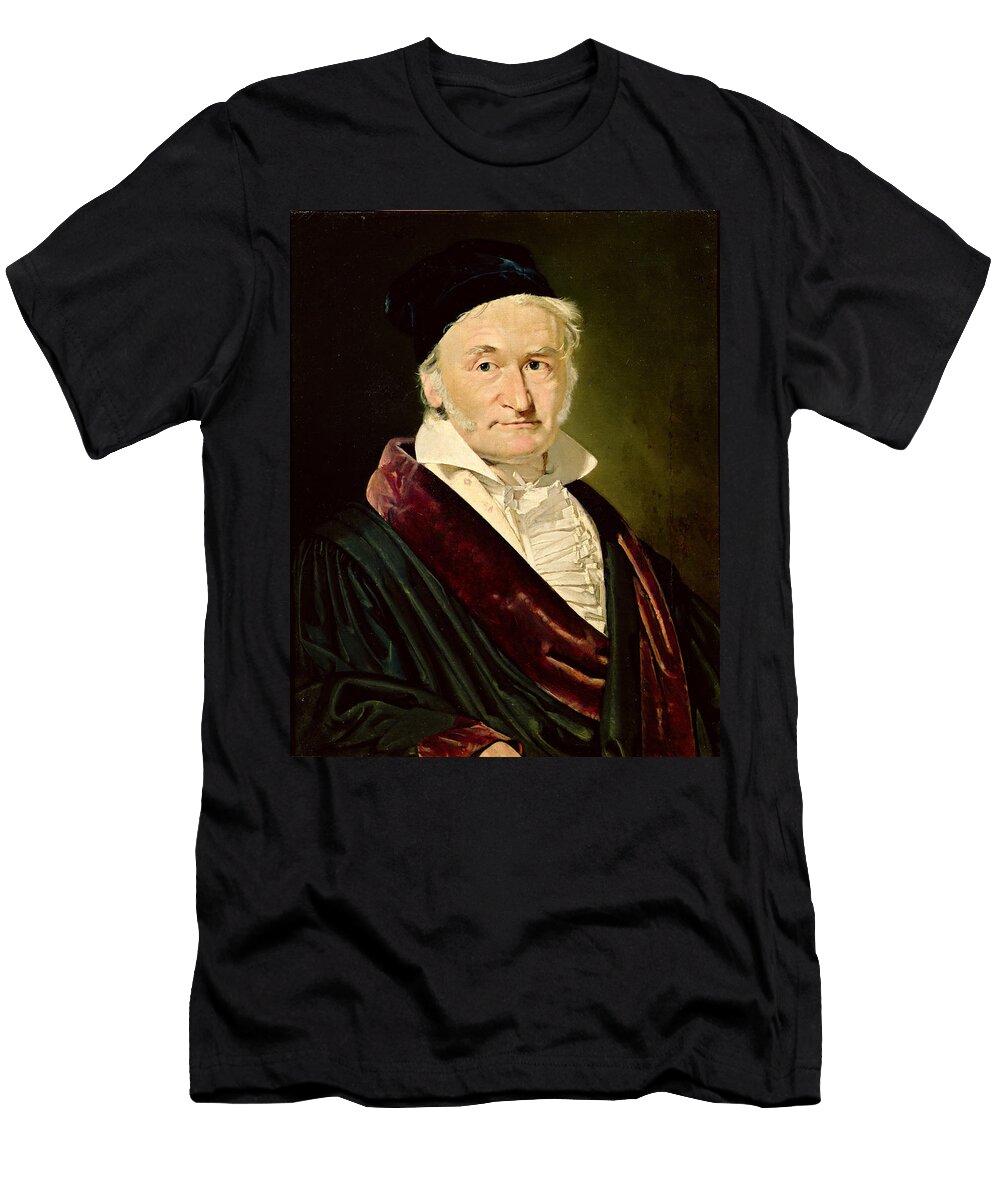 Portrait of Carl Friedrich Gauss 1840 Oil on Canvas Christian Albrecht Jensen T-Shirt