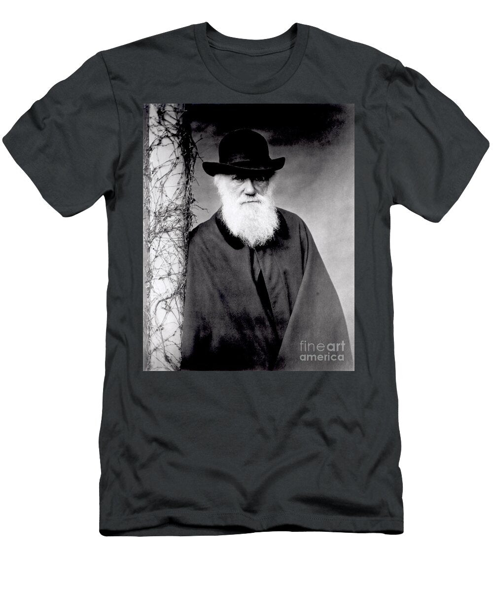 Portrait of Charles Darwin Julia Margaret Cameron T-Shirt