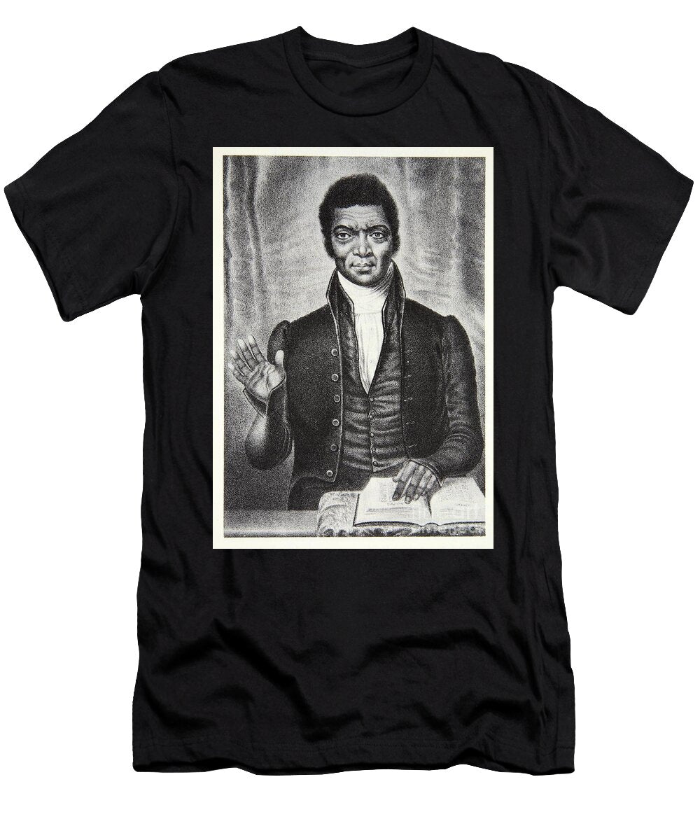 Portrait of Christopher Rush American School T-Shirt