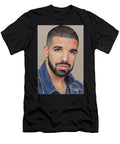 Portrait of Drake Drake Drawing Rapper Hollie Love T-Shirt