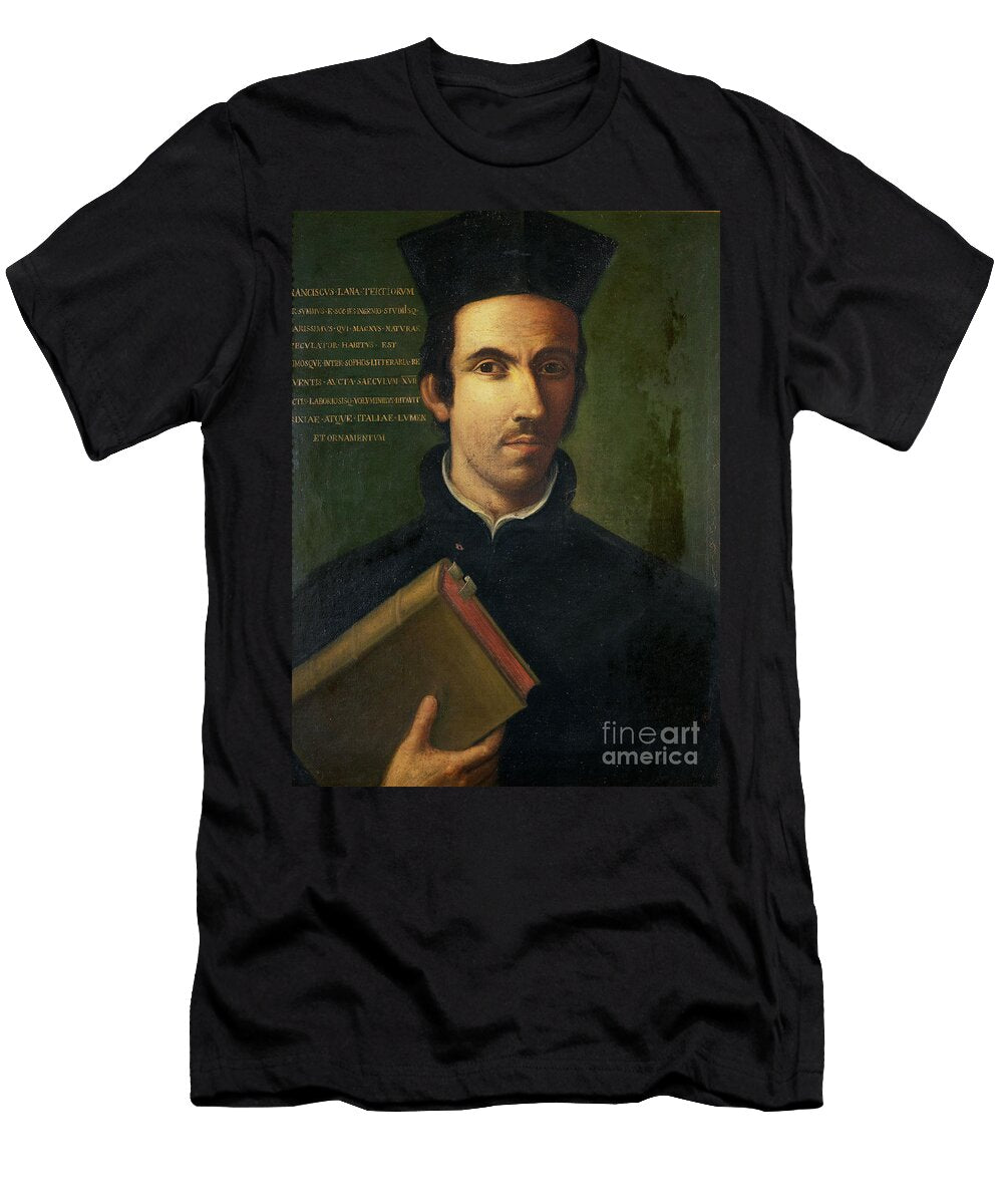 Portrait of Francesco Lana Italian School T-Shirt