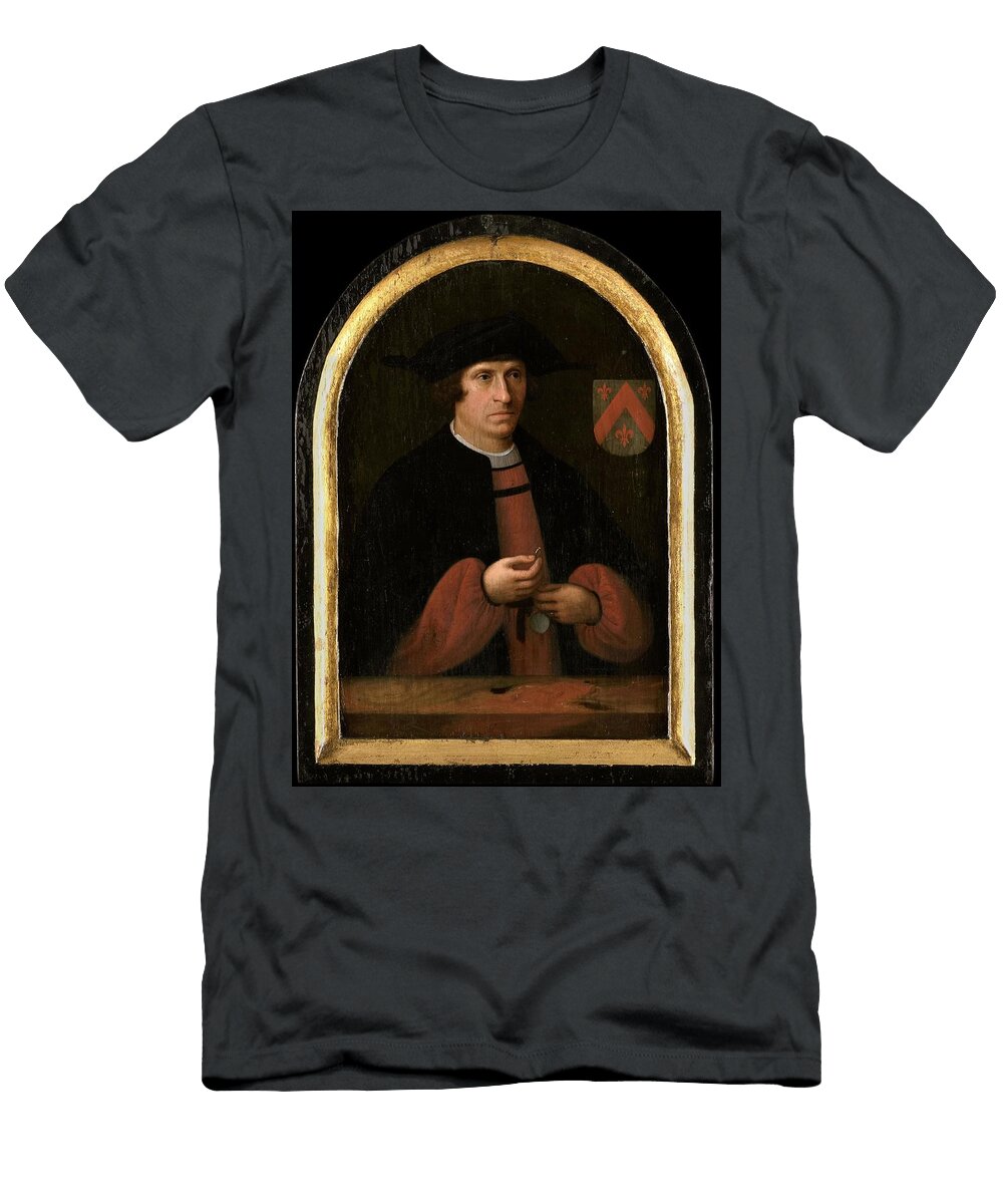 Portrait of Frans Van Schoterbosch C Art Cornelis Engelsz Dutch T-Shirt