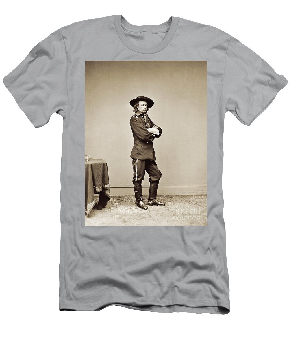 Portrait of General George Armstrong Custer 1865 American Photographer T-Shirt
