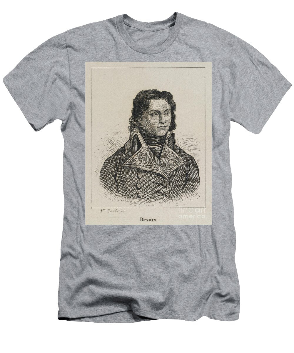 Portrait of General Louis Charles Antoine Desaix Engraving Heloise Couche T-Shirt