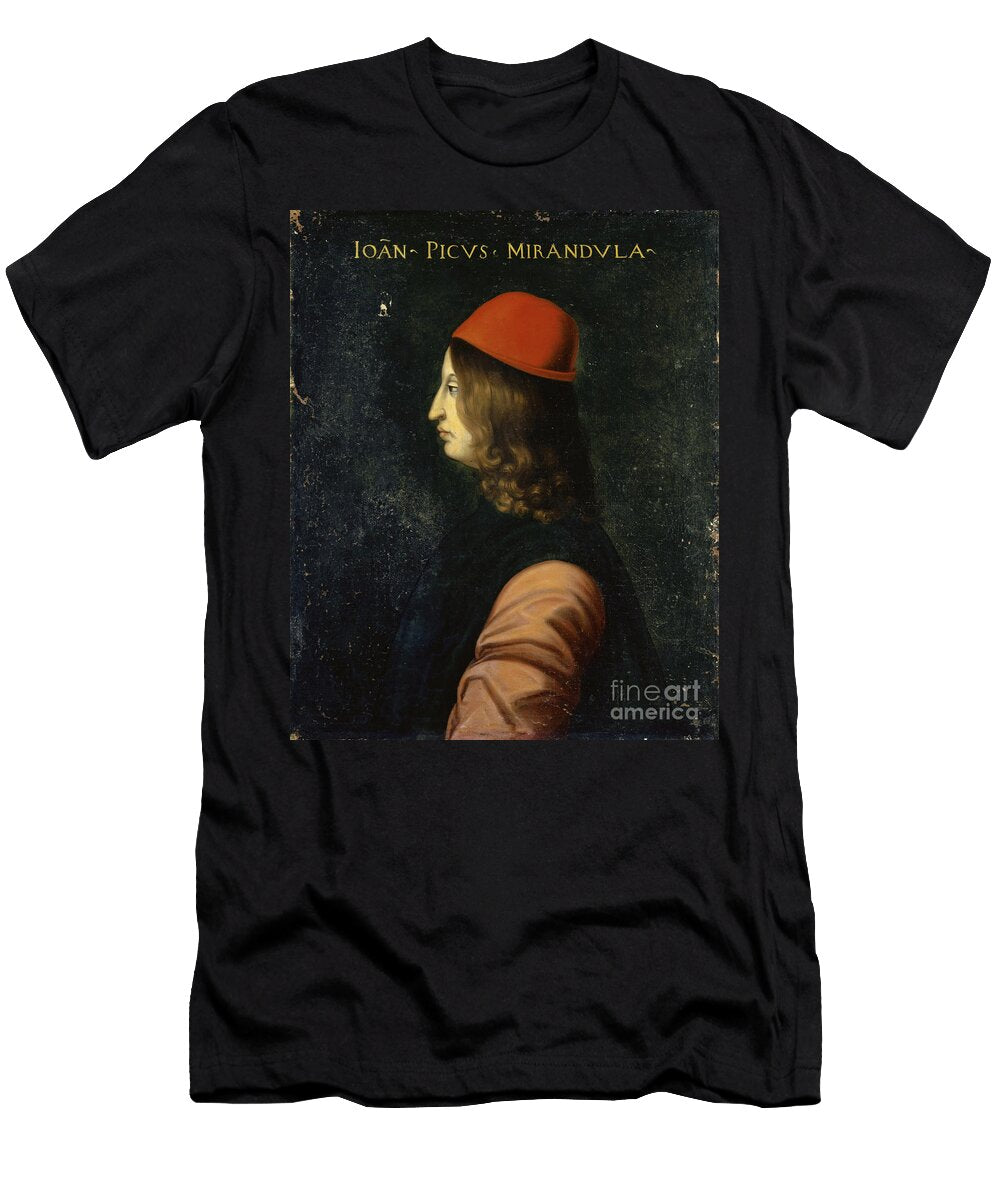 Portrait of Giovanni Pico Della Mirandola C1560 Cristofano Dell Altissimo T-Shirt
