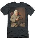 Portrait of Isaac Brodeau Reading a Book 18th Century George Roth T-Shirt