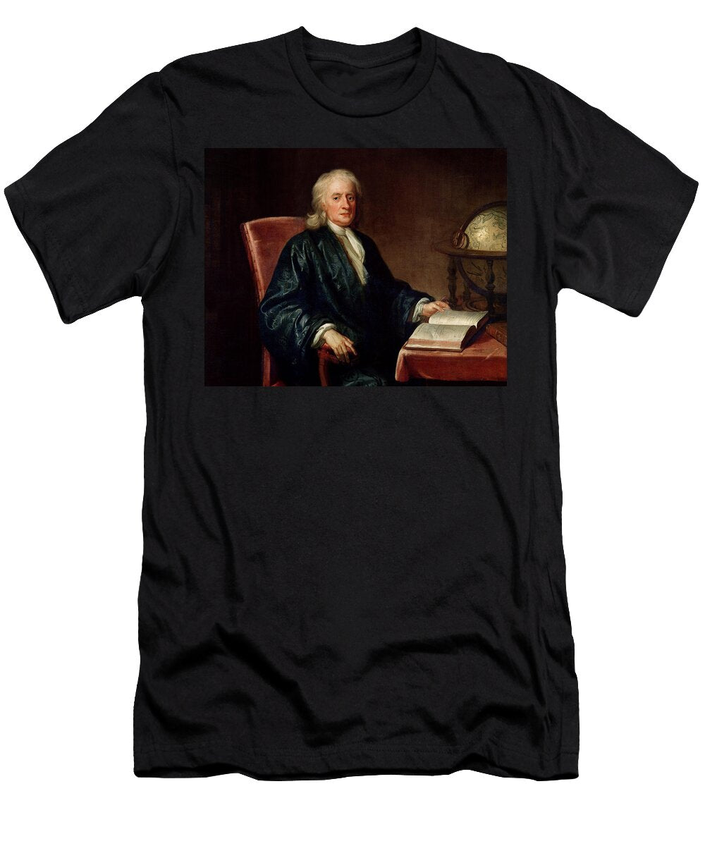 Portrait of Isaac Newton Enoch Seeman T-Shirt
