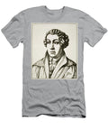 Portrait of Johann Reuchlin 1455 1522 Copy of a C19th German Engraving Illustrated in History of Magic German School T-Shirt