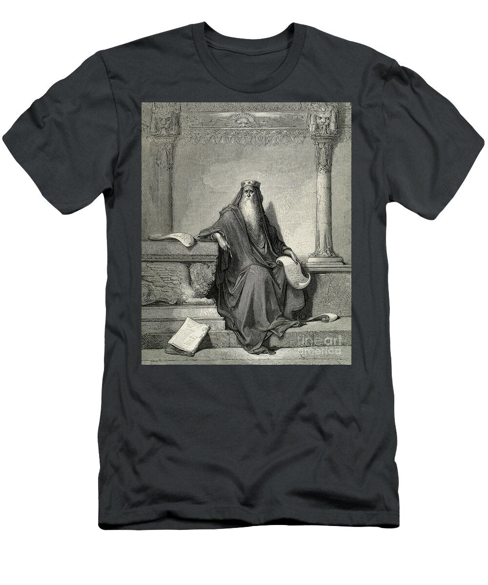 Portrait of King Solomon C1011 C928 Bc By Gustave Dore 1832 1883 Unknown Artist T-Shirt