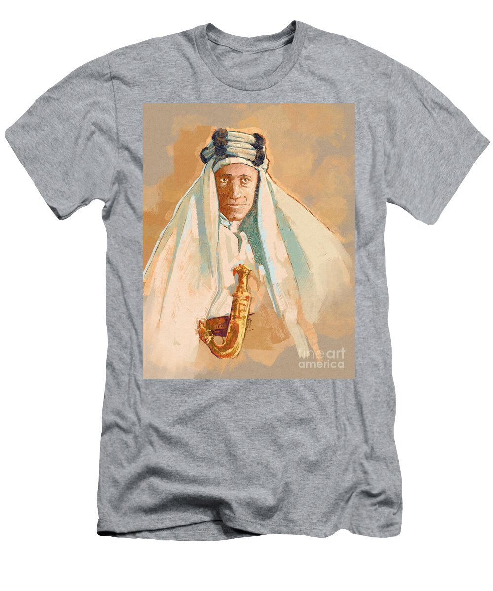 Portrait of Lawrence of Arabia Alessandro Lonati T-Shirt