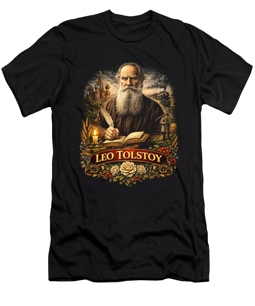 Portrait of Leo Tolstoy John Lutheran T-Shirt