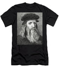 Portrait of Leonardo Da Vinci By J Dieguez Unknown Artist T-Shirt