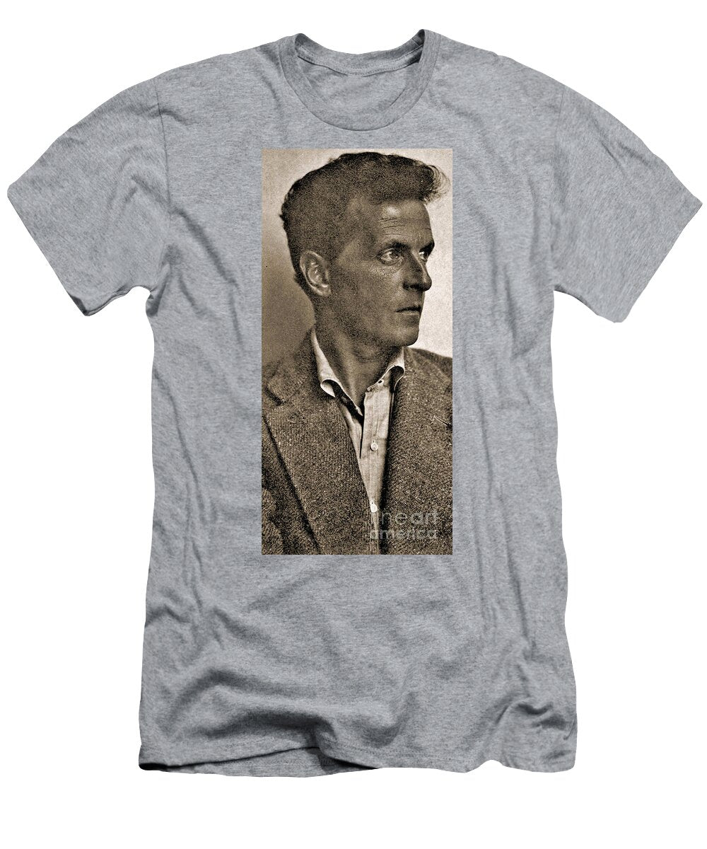 Portrait of Ludwig Wittgenstein 1947 English School T-Shirt