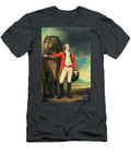 Portrait of Major General James Hartley in Captains Uniform of the Bombay Army George Romney T-Shirt