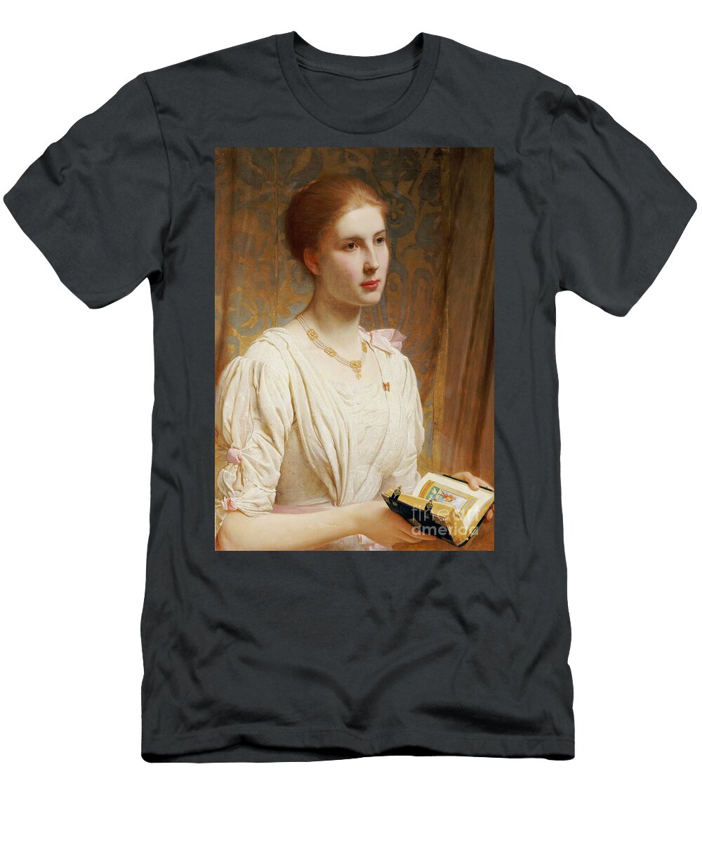 Portrait of Miss Helen Lindsay Charles Edward Perugini T-Shirt