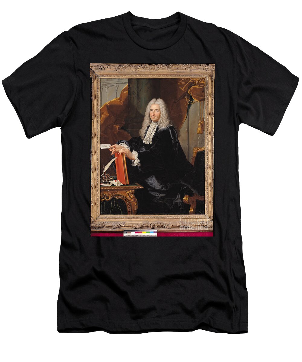 Portrait of Philibert Orry Hyacinthe Rigaud T-Shirt