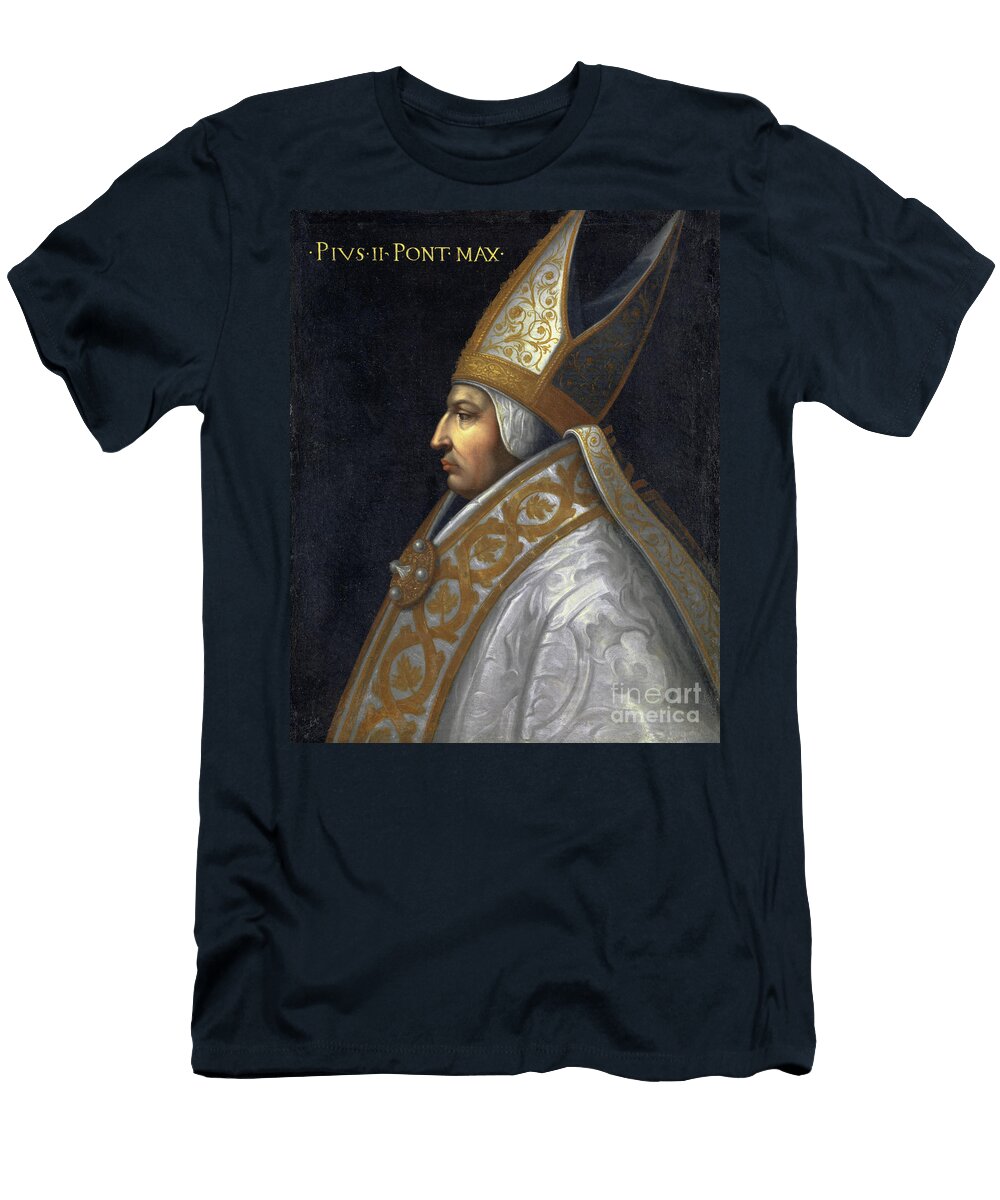Portrait of Pope Pius Ii C1560 Cristofano Dell Altissimo T-Shirt