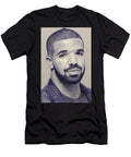 Portrait of Recognizable Celebrity Drake Drawing Rapper Hollie Love T-Shirt