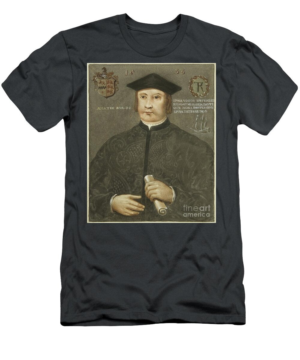 Portrait of Robert Thorne Grammar School Unity Street 1825 Edward Cashin T-Shirt