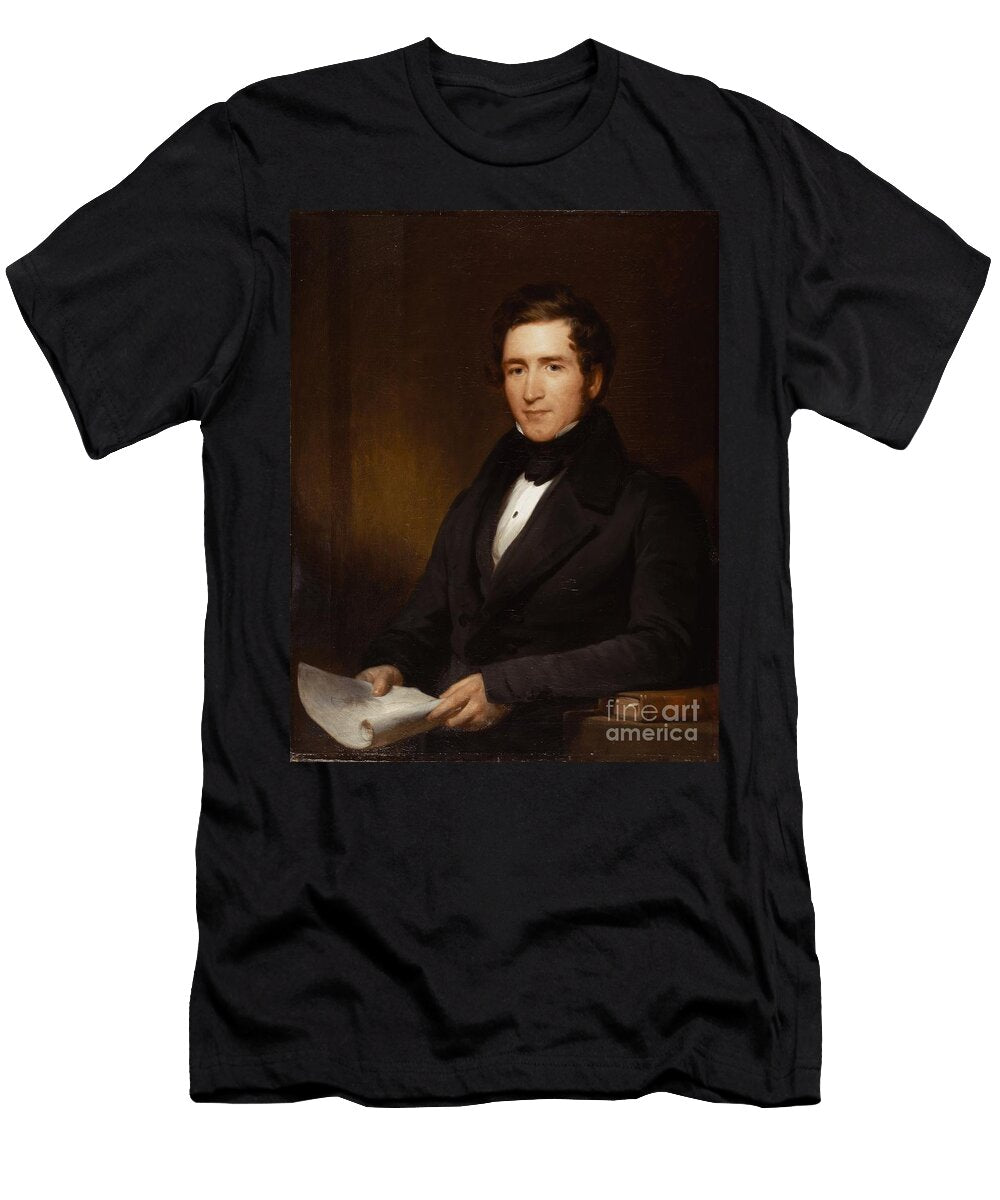 Portrait of Sir Joseph Paxton May 1836 Henry Perronet Briggs T-Shirt